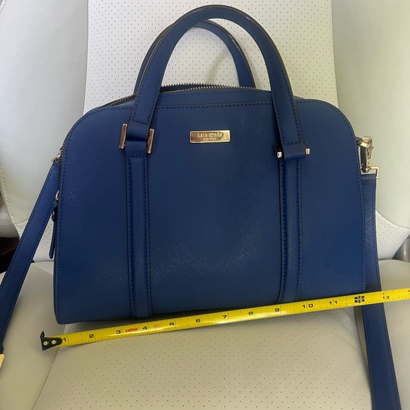 Kate Spade Blue Satchel - Picture 3 of 11